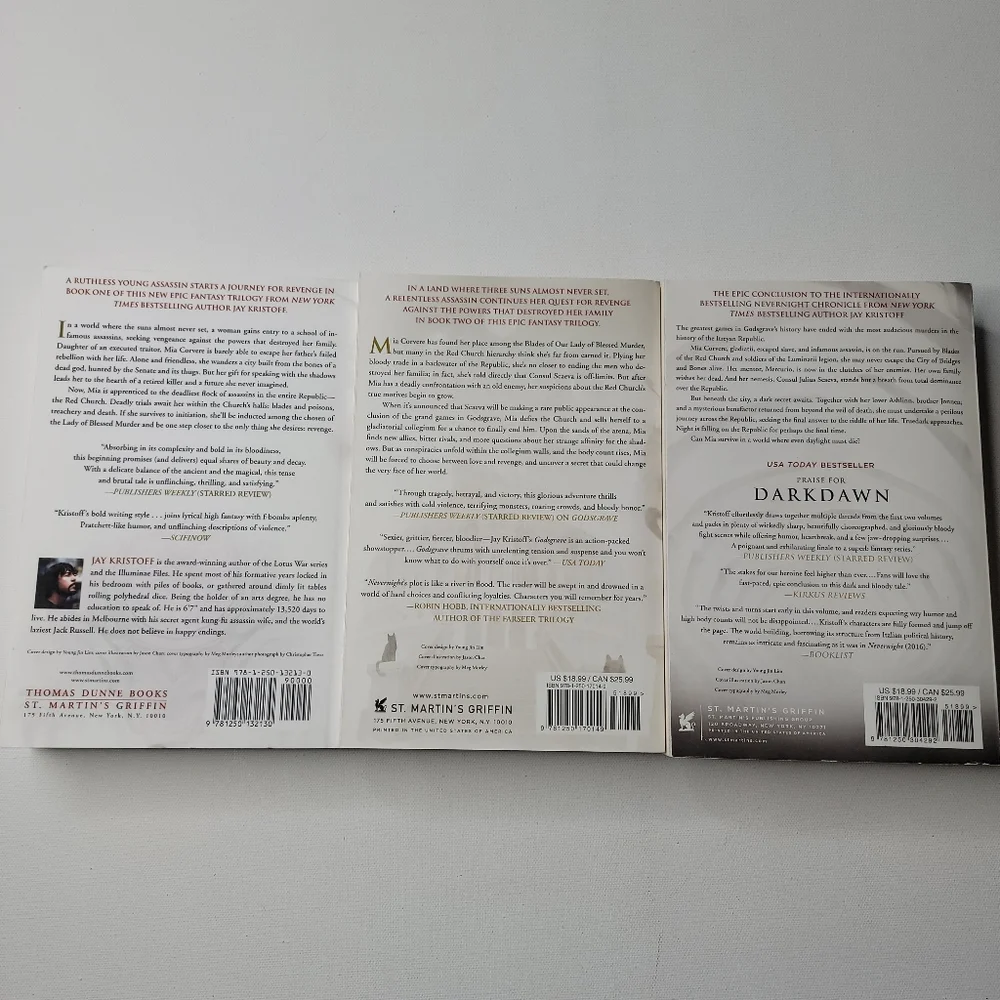The Nevernight Chronicles Trilogy By Jay Kristoff - Picture 2 of 8
